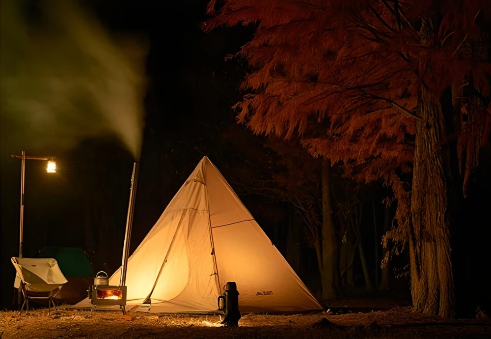 pyramid shaped tent